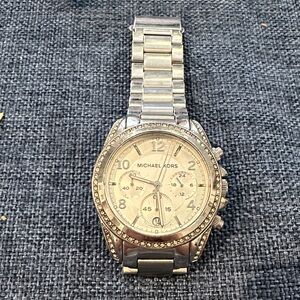 Michael Kors Silver Chronograph Watch